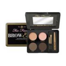 8. Too Faced - Brow EnvyThis portable kit is like a brow bar in your pocket: professional tweezers, easy-to-use stencils to customize your brow shape, conditioning wax, powder & brow brush tools.